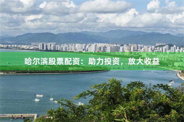 哈尔滨股票配资：助力投资，放大收益