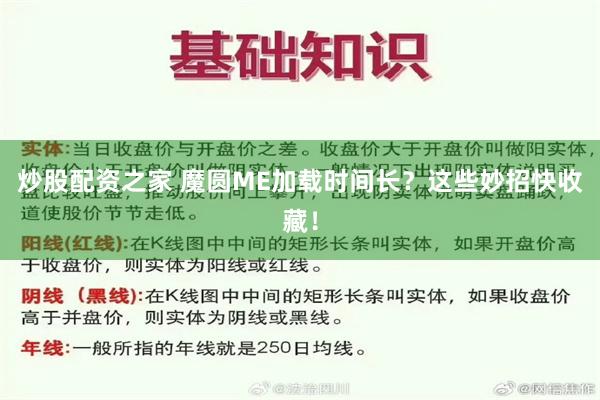 炒股配资之家 魔圆ME加载时间长？这些妙招快收藏！