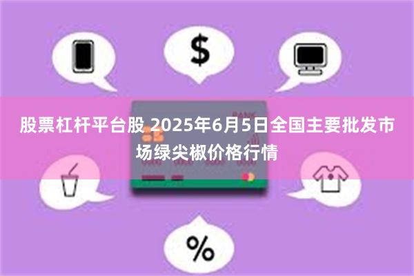 股票杠杆平台股 2025年6月5日全国主要批发市场绿尖椒价格行情
