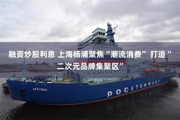 融资炒股利息 上海杨浦聚焦“潮流消费” 打造“二次元品牌集聚区”