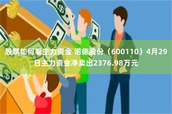 股票如何看主力资金 诺德股份（600110）4月29日主力资金净卖出2376.98万元
